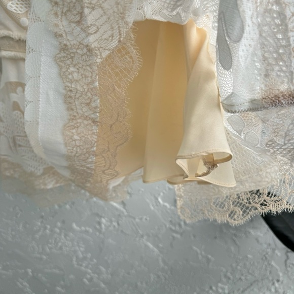 ALEXIS ALEXINA LACE TOP IN PEARL WHITE, size Small - Picture 5 of 12